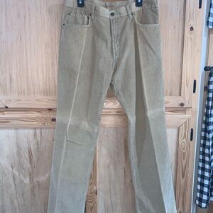 Eddie Bauer New/w tags tan corduroy “field jean” pants size 38 x 32